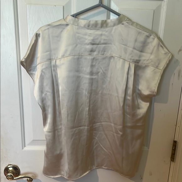 NICOLE MILLER Elegant Cream Women's Top Medium - Picture 5 of 6